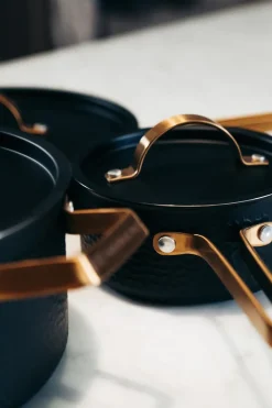 Vargen & Thor Baterías De Cocina|Cacerolas<Batería de cocina Arvet, 3 piezas Negro