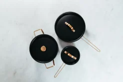 Vargen & Thor Baterías De Cocina|Cacerolas<Batería de cocina Arvet, 3 piezas Negro