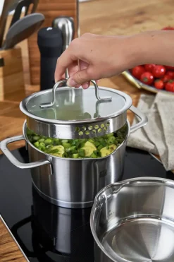 Zwilling Baterías De Cocina|Cacerolas<Batería de cocina TrueFlow 5 piezas, Silver Plateado