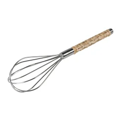 ERNST Batidor con mango trenzado, Alga marina, 28 cm Beige Clearance