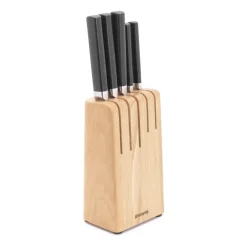 Brabantia Juegos De Cuchillos De Cocina<Bloque de cuchillos con cuchillos cocina Profile, madera Beige