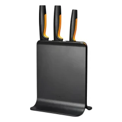 Fiskars Almacenamiento De Cuchillos|Bloques De Cuchillos<Bloque de cuchillos en plástico con 3 cuchillos Functional Form, 4 piezas Negro
