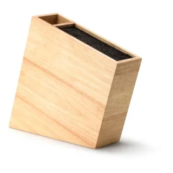 Continenta Almacenamiento De Cuchillos|Bloques De Cuchillos<Bloque de cuchillos flexible inclinado con compartimento, Bambú Beige