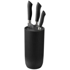 Dorre Bloque de cuchillos Kiki 24 cm, Negro Outlet