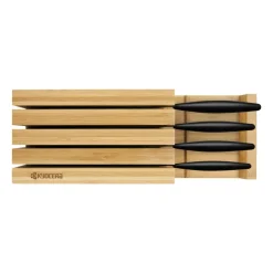 Kyocera Almacenamiento De Cuchillos|Bloques De Cuchillos<Bloque de cuchillos bambú para 4 cuchillos, 34 cm Beige