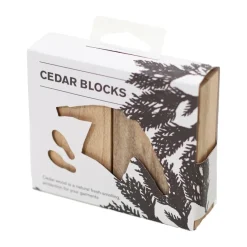 Bosign Bloque de fragancia de madera de cedro , 4-pack Blanco Clearance