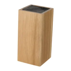 Dorre Bloque para cuchillos Kini cuadrado de acacia, 23,5 × 10,7 × 10,7 cm Marrón Sale