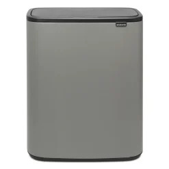 Brabantia Bo touch bin 60 L, Mineral concrete grey Gris Outlet
