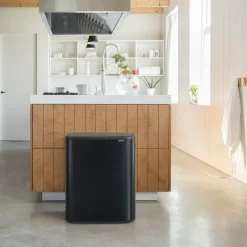 Brabantia Bo touch bin 60 L, mate Negro Online