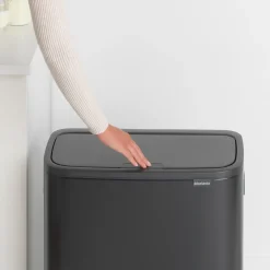 Brabantia Bo touch bin 60 L, mate Negro Online