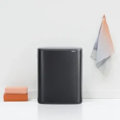 Brabantia Bo touch bin 60 L, mate Negro Online