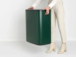 Brabantia Bo touch bin 60 L, Pine green Verde Outlet