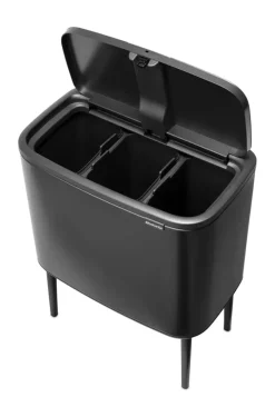 Brabantia Bo Touch Bin 3 x 11 L, Confident Grey Gris New