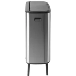 Brabantia Bo touch bin high 60 L, acero cepillado mate Plateado Discount