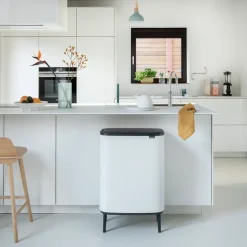 Brabantia Papeleras Y Cubos De Basura<Bo touch bin high 60 L, Blanco