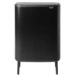 Brabantia Bo touch bin high 60 L, mate Negro Outlet