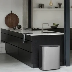 Brabantia Bo touch bin 2x30 L, acero cepillado mate Plateado Clearance