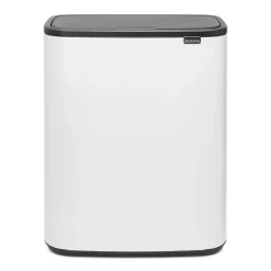 Brabantia Bo touch bin 2x30 L, Blanco Outlet