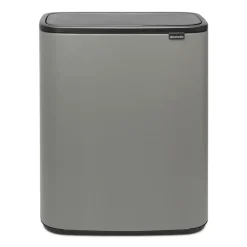 Brabantia Bo touch bin 2x30 L, Mineral concrete grey Gris Clearance