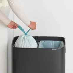 Brabantia Papeleras Y Cubos De Basura<Bo touch bin 2x30 L, mate Negro