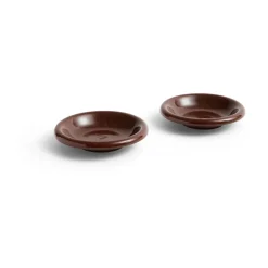 HAY Boles Para Servir<Bol Barro, Burgundy, Ø20 cm, pack de 2 Rojo