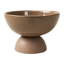 DBKD Cuencos Decorativos<Bol Base Dome Ø20 cm, Turrón Marrón