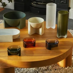 Iittala Cuencos Decorativos<Bol cerámica Kuru 12x24 cm, musgo Verde