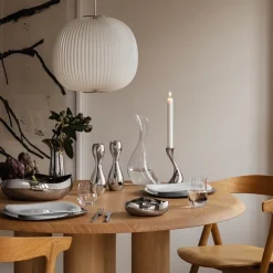 Georg Jensen Ensaladeras|Boles Para Servir<Bol Cobra Ø24 cm, Acero inoxidable Plateado