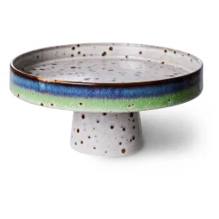 HKliving Platos Para Tarta|Bandejas Y Fuentes De Servir<Bol con pie 70's, Comet Verde