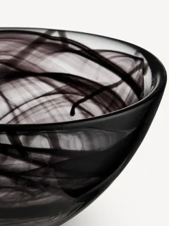 Kosta Boda Bol Contrast 160 mm, - Negro