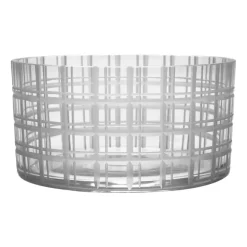Orrefors Cuencos Decorativos<Bol Cut in number 160 mm, Patrón de cuadrícula Transparente