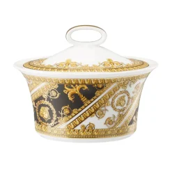 Versace Azucareros<Bol de azucar I love Baroque, I love Baroque Color doradoNegroBlanco