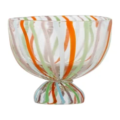 Bloomingville Boles Para Postre<Bol de vidrio Savya Ø17 cm, Multi MultiTransparente