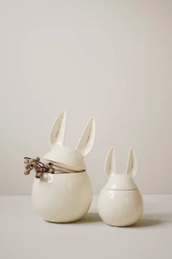 DBKD Botes Y Tarros<Bol grande Eating rabbit, Vanilla Beige