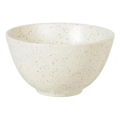 Broste Copenhagen Bol Nordic Vanilla Ø15 cm, Cream with grains BeigeBlanco