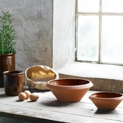 Knabstrup Keramik Bol para amasar Knabstrup 2 l, terracota Marrón New