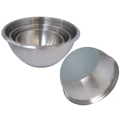 De Buyer Bol para batir con base de silicona , 1 l Plateado Clearance