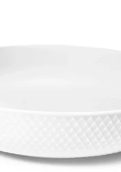 Lyngby Porcelæn Ensaladeras<Bol para servir Rhombe Ø28 cm, Blanco