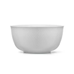 Lyngby Porcelæn Boles Para Servir<Bol para servir Rhombe Ø22 cm, Blanco