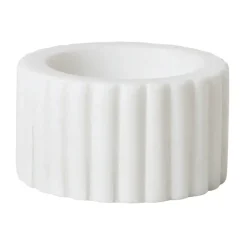 Broste Copenhagen Bol Platon Ø7 cm, White marble Blanco Discount