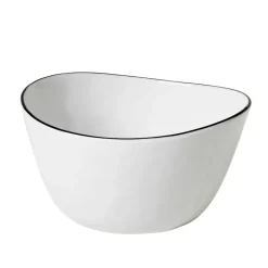 Broste Copenhagen Bol Salt, sin puntos, Ø 18,5 cm Blanco Outlet