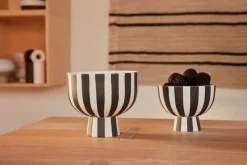 OYOY Fruteros<Bol Toppu Ø15 cm, negro-blanco NegroBlanco