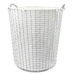 KORBO Bolsa ropa sucia , 80 L Blanco Hot