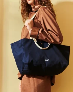 HAY Bolsa Weekend Bag No 2 S 26x56 cm, Midnight blue Azul Hot