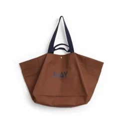 HAY Bolsa Weekend Bag Organic L, Milk chocolate Marrón New