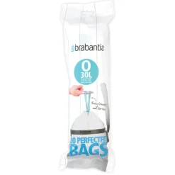 Brabantia Bolsas de basura , 30 L Blanco Best