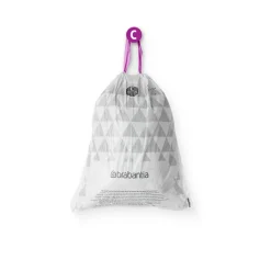 Brabantia Bolsas de basura PerfectFit 200 bolsas, Modell c, 10-12 l Blanco New
