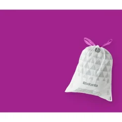 Brabantia Bolsas de basura PerfectFit 200 bolsas, Modell c, 10-12 l Blanco New