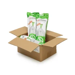 Brabantia Bolsas de basura PerfectFit 120 bolsas, Modell G, 23-30 L Blanco Best