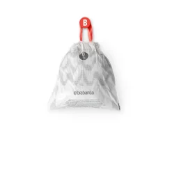 Brabantia Bolsas de basura PerfectFit 200 bolsas, Modell b, 5 l Blanco Clearance